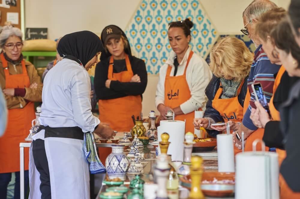 Moroccan Cooking Class at Amal Center