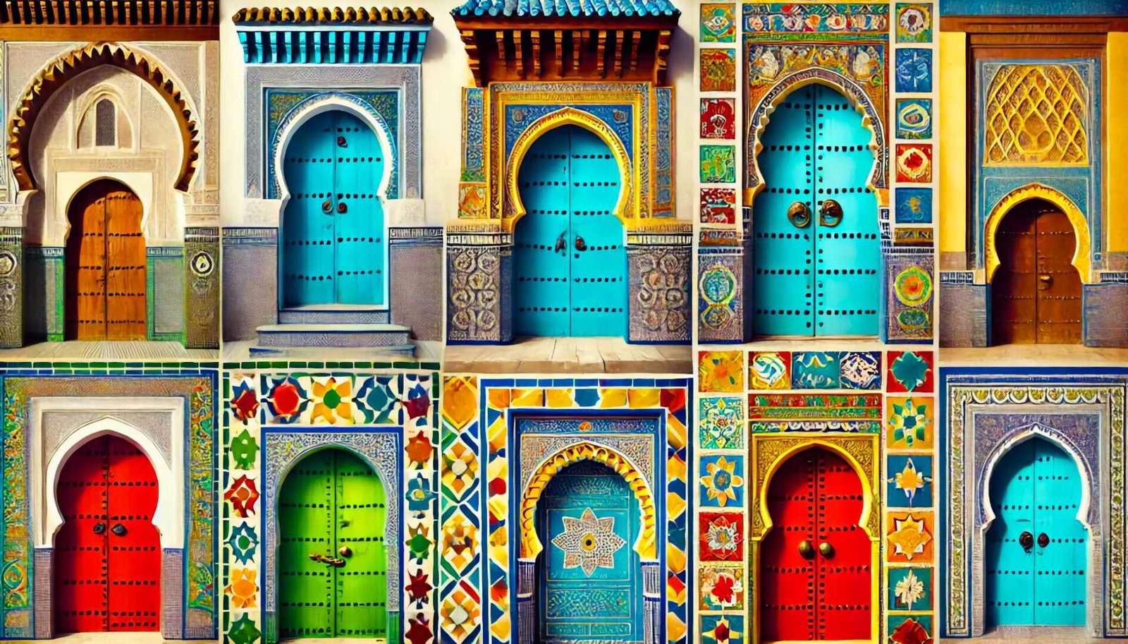 Colorful Doors of the Medina