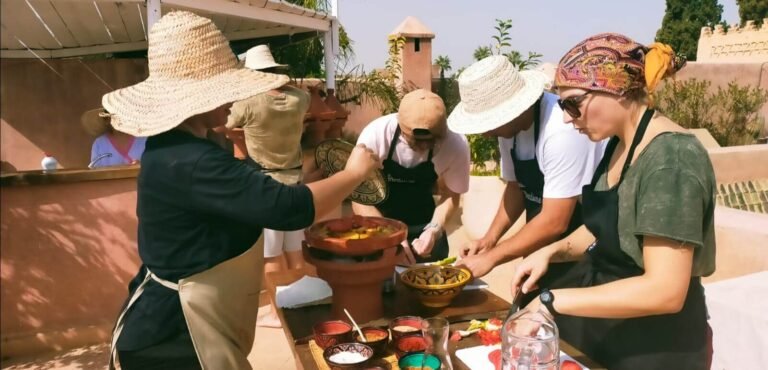 Atelier de cuisine au Riad Vendôme