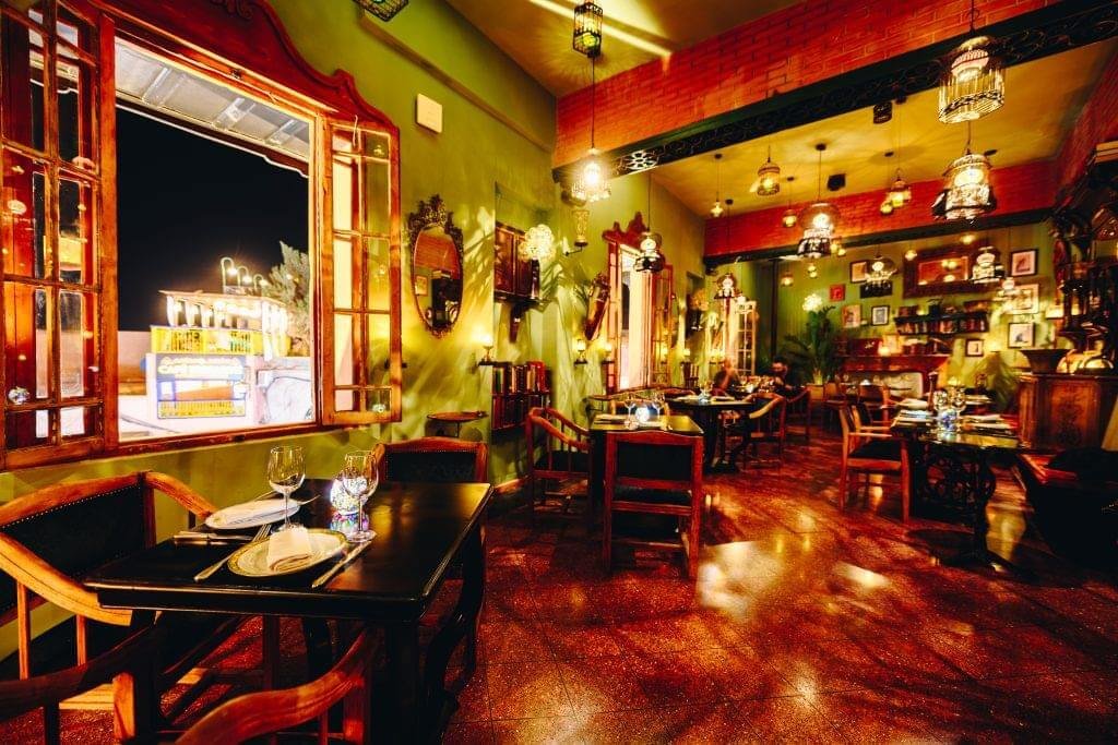 Le Grand Bazar rooftop restaurant Marrakech with views over Jemaa el-Fna