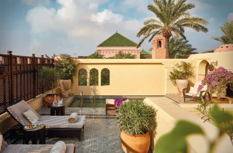 Royal Mansour Marrakech private riad rooftop terrace with pool