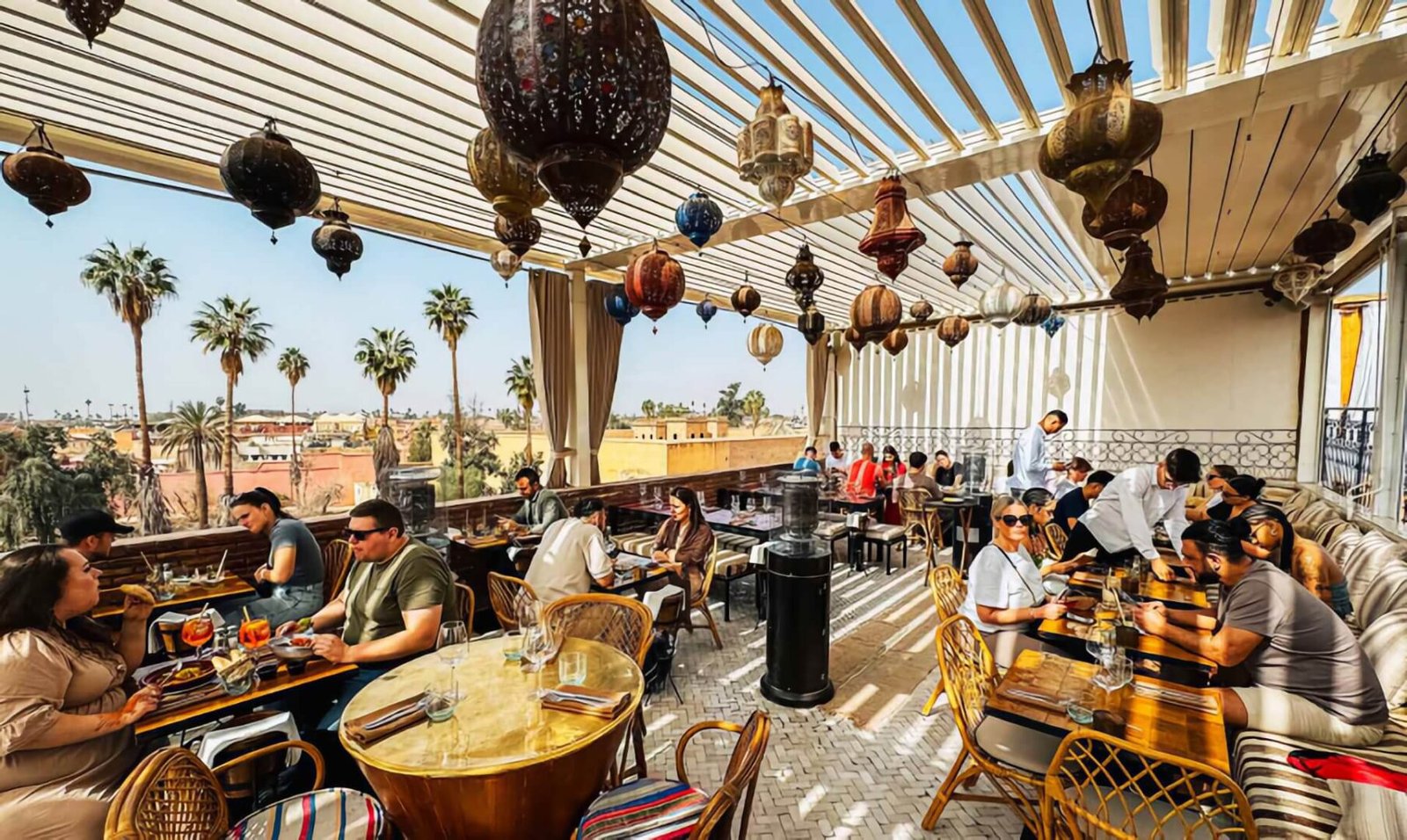 Rooftop Cafés Over the Medina