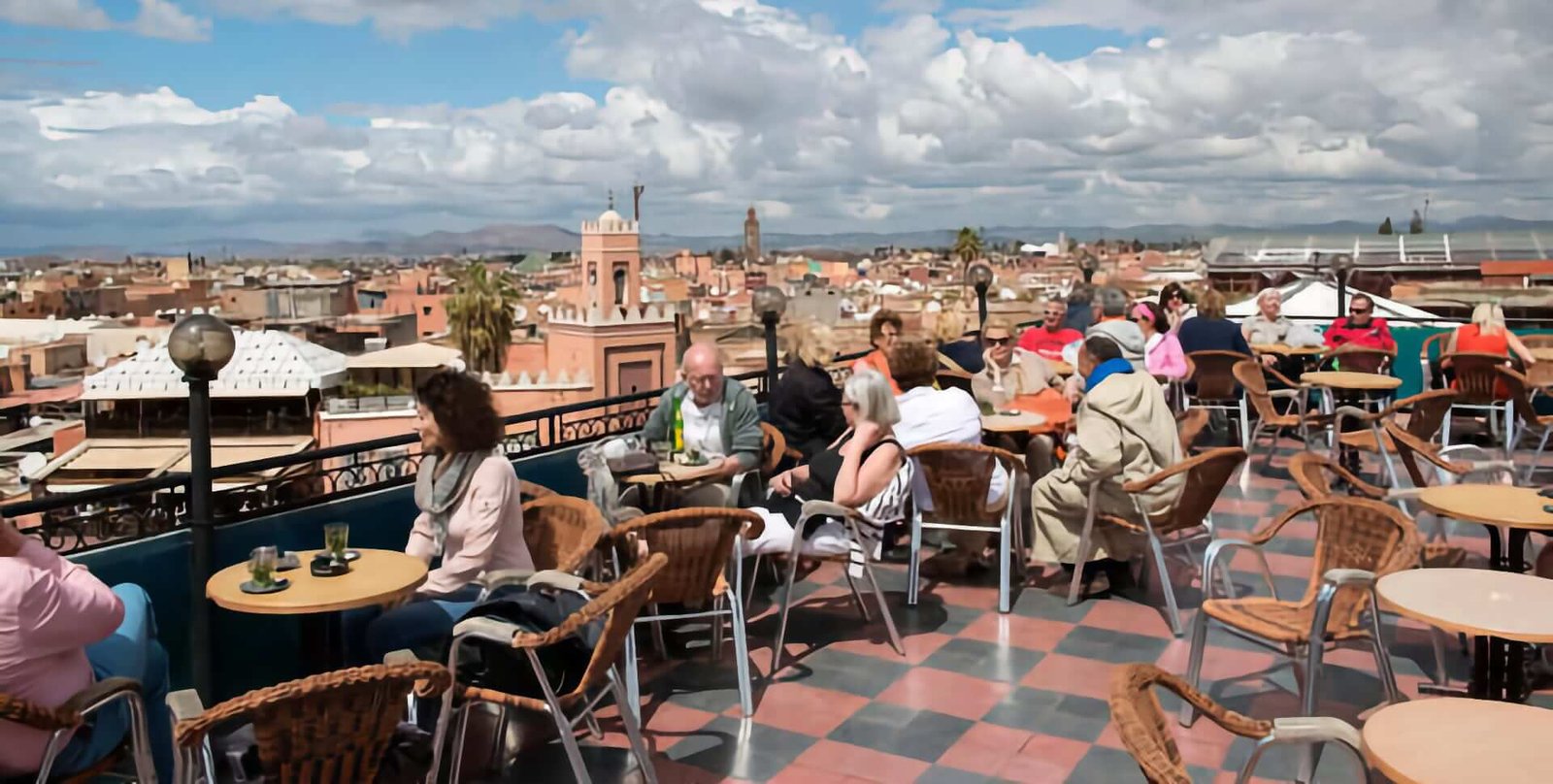 Rooftop Views Over Jemaa el-Fnaa