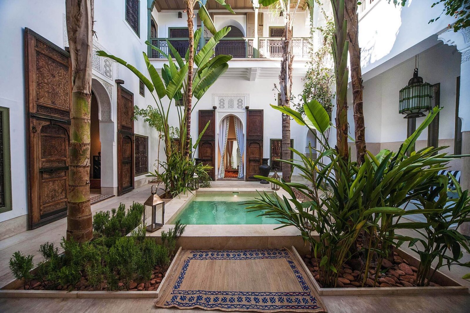 Traditional Riad Courtyards