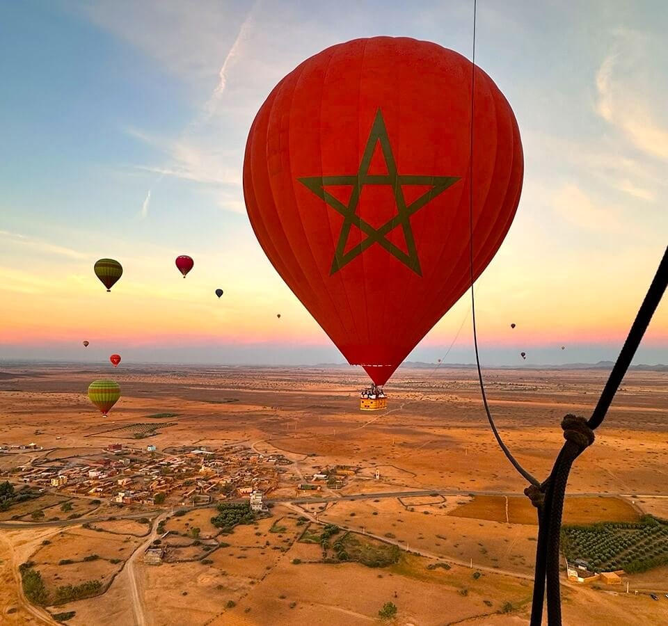 hot air balloon ride Marrakech with Berber Breakfast