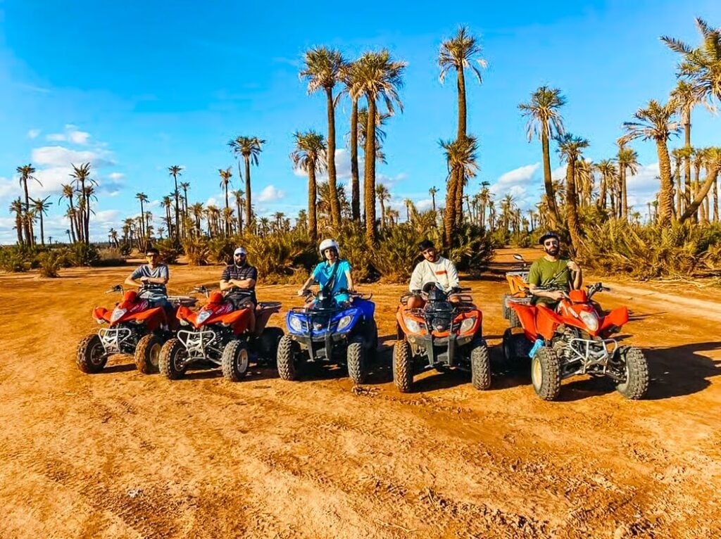 Quad Bike Tour to Palm Oasis and Jbilat Desert Marrakech