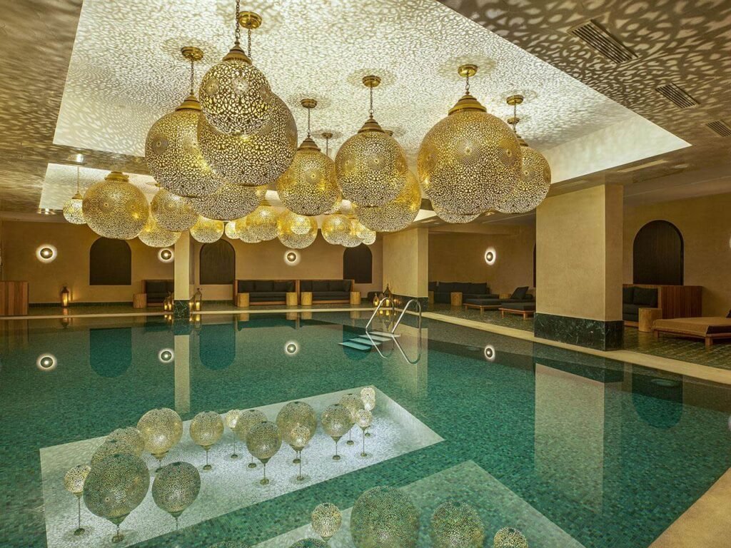 Espace hammam et bien-être du Yemaya Spa au Jadali Hotel & Spa à Marrakech.